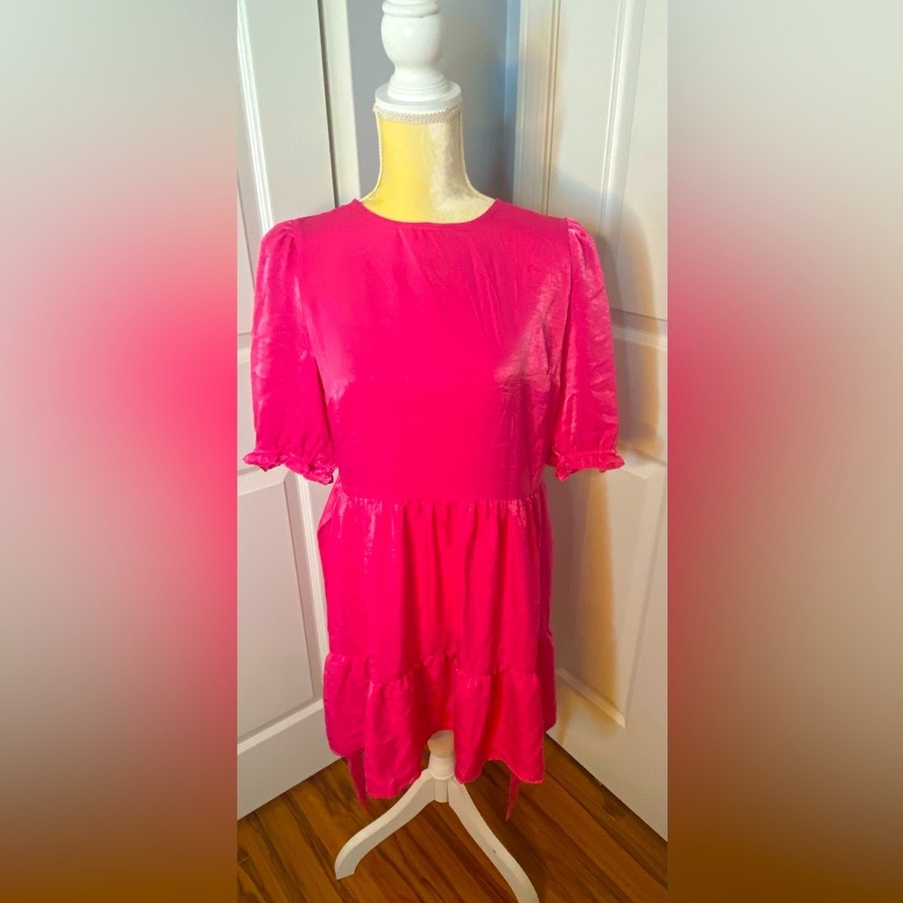 NWT BAR III Pink Dress (Retrograde Shock Pink)